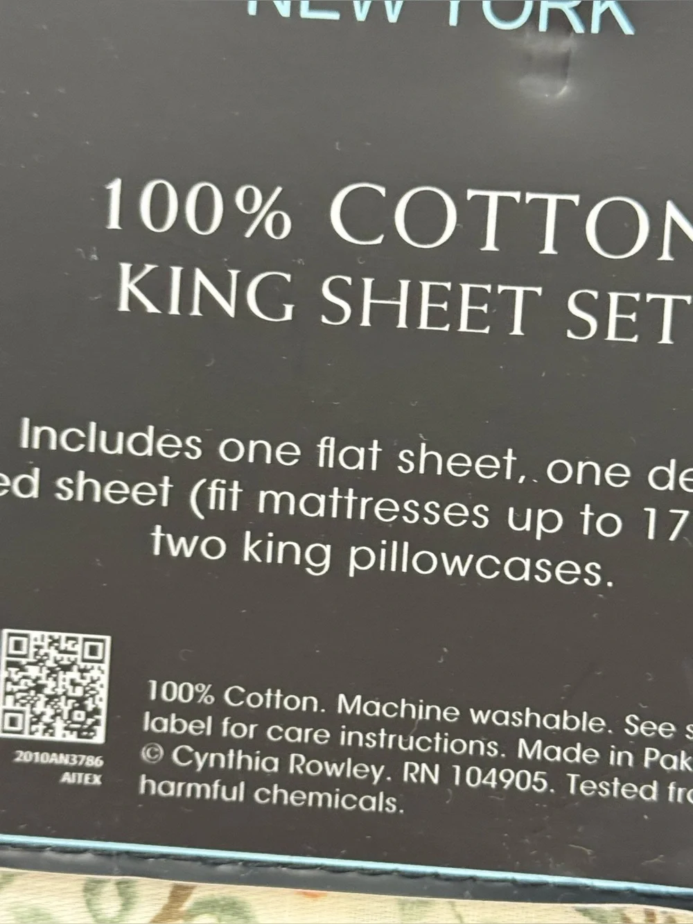 Cynthia Rowley Cream Sheet Set with Pumpkin & Floral Print